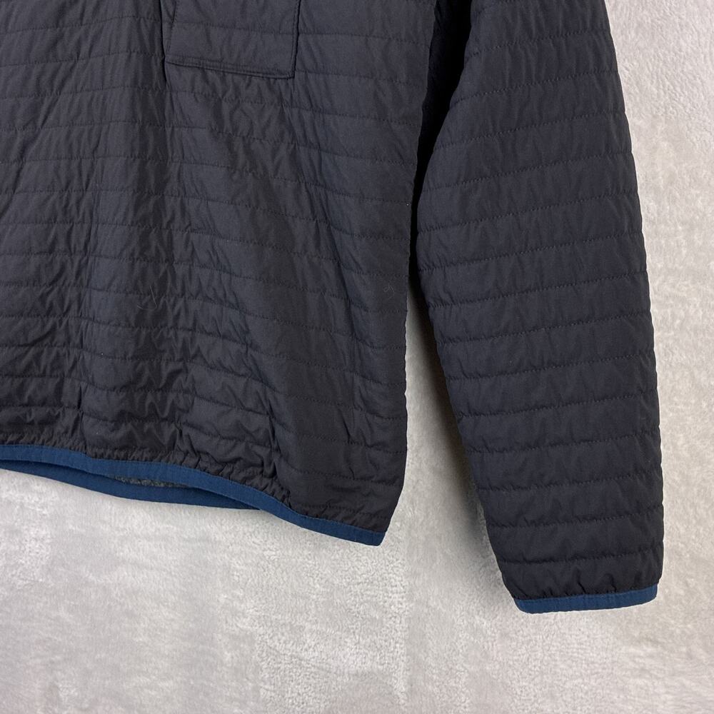 Relwen Jacket Men M Black Navy Windzip Popover Quilted Nylon Preppy Huckberry - Picture 4 of 12